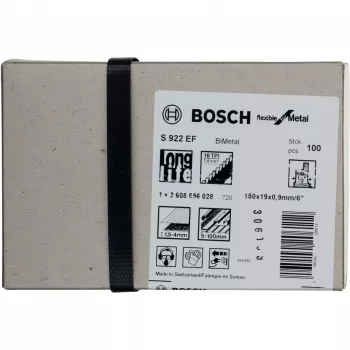 Brzeszczot Bosch 2 608 656 028 do wyrzynarek/pił włosowych/pił szablastych, bimetalowy, 100 szt.