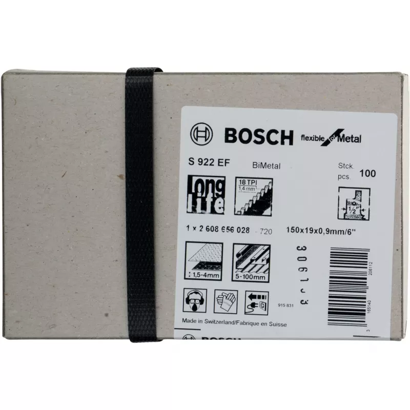 Brzeszczot Bosch 2 608 656 028 do wyrzynarek/pił włosowych/pił szablastych, bimetalowy, 100 szt.