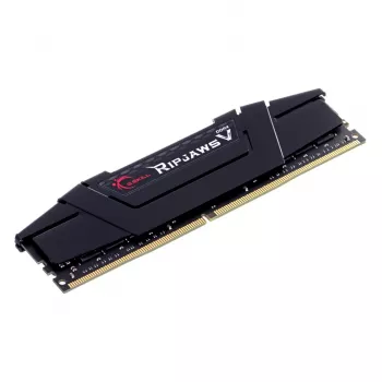 G.SKILL Ripjaws V Series (Intel XMP) DDR4 RAM 64GB (4x16GB) 3200MT/s CL16-18-18-38 1.35V Desktop Computer Memory UDIMM - Czarny (F4-3200C16Q-64GVK)