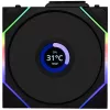 Lian Li UNI FAN TL Wireless LCD ARGB 120 mm Reverse Blade - Czarny