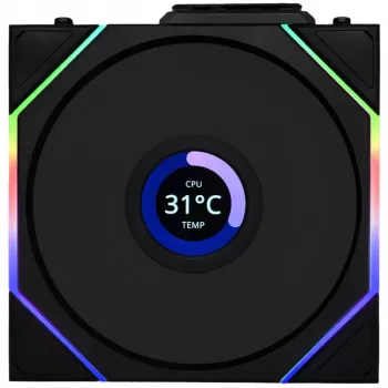 Lian Li UNI FAN TL Wireless LCD ARGB 120 mm Reverse Blade - Czarny