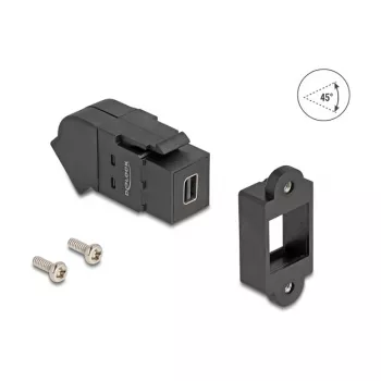 DeLOCK 67154 adapter zmiennika płci Mini DisplayPort – DisplayPort Czarny