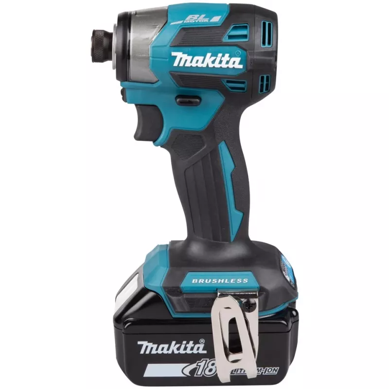 Zakrętarka udarowa Makita DTD173RTJ 18V akumulatorowa, uchwyt 1/4 cala, 3600 RPM, rękojeść pistoletowa, Li-Ion