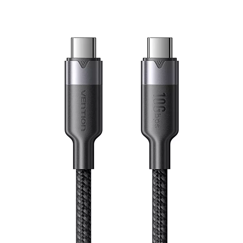 Kabel Vention USB 3.2 5A 10Gbps 1m BK USB-C do C