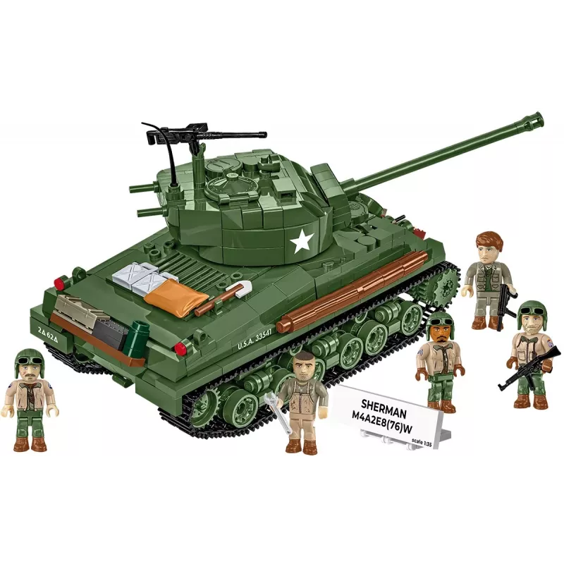 Klocki Sherman M4A2E8 865 klocków