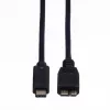 ROLINE - kabel USB - Micro-USB 3.0 typ B (M) do USB typ C (M) - 1 m - czarny (11.02.9006)