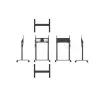 Touchscreen Electric Stand AVTEK 1MV137 height-adjustable mobile mount for interactive displays