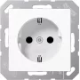 Gniazdo wtykowe Jung A 520 WW, CEE 7/3, 250 V, 16 A, białe, duroplast