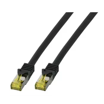 EFB-Elektronik patchcord RJ45 kat.6A S/FTP LSZH kabel surowy kat.7 czarny 5 m Producent: EFB Elektronik (MK7001.5B)