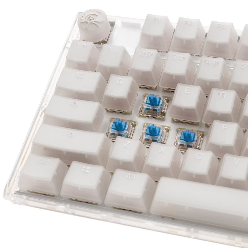 Klawiatura gamingowa Ducky One 3 RGB USB QWERTY US English biała