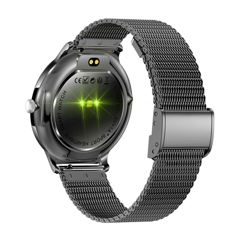 Smartwatch Colmi V89 Steel Czarny z monitorem pracy serca, wodoodporny