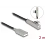Kabel DeLOCK USB 2.0 Typ-A męski na Typ-C męski kątowy 60W 2m