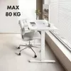 Biurko elektryczne z regulacją wysokości ergo office ER-400 W — maks. wysokość 1160 mm, maks. obciążenie 80 kg