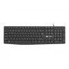 Przewodowa klawiatura pełnowymiarowa NATEC NAUTILUS NKL-1950 — USB, QWERTY US International, 105 klawiszy, czarna