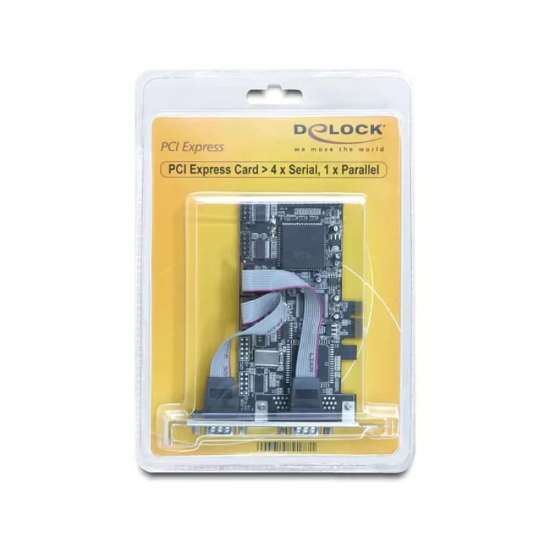 Karta PCI Express DeLOCK 89177 4 x szeregowy 1 x równoległy