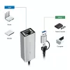 Adapter Ethernet USB-A/-C do 2,5G, szary