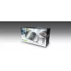 Zegar radiowy Muse M-170CMR — cyfrowy zegar radiowy, wyświetlacz LED 1,2 cala, FM, AC 230V, zapasowe AAA, lustro/biały