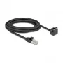 Kabel sieciowy DELOCK 81099 RJ-45 Cat6 3m Czarny