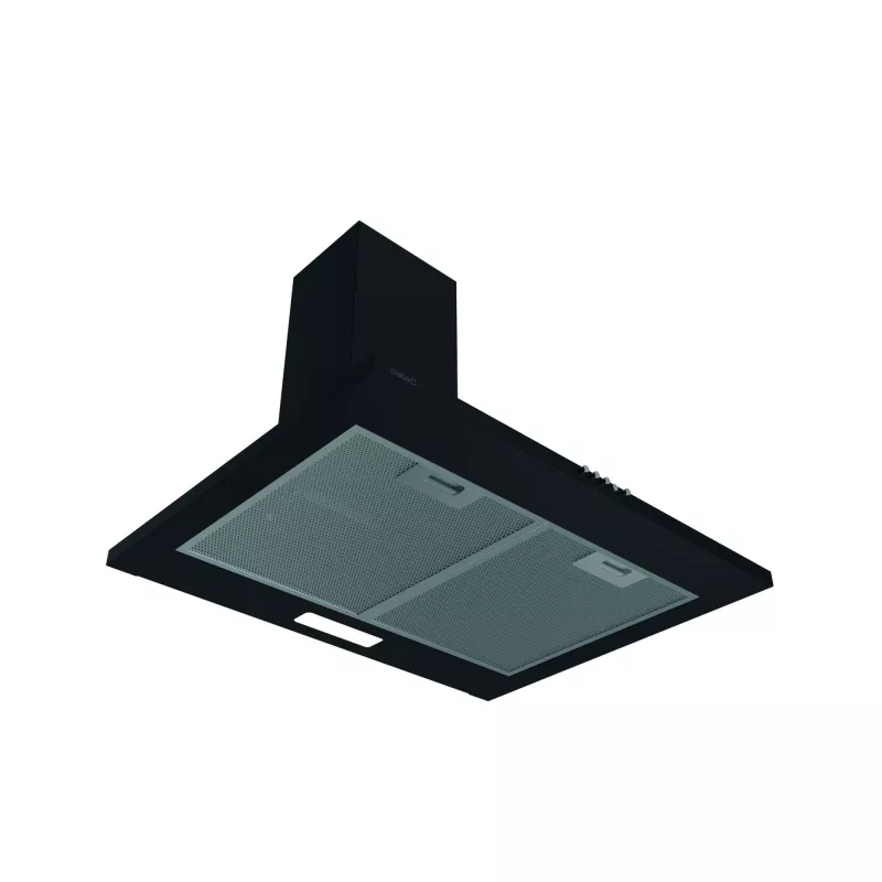 Okap ścienny CATA VK 6000 BK, 395 m³/h, przewód 150 mm, czarny, filtr aluminiowy