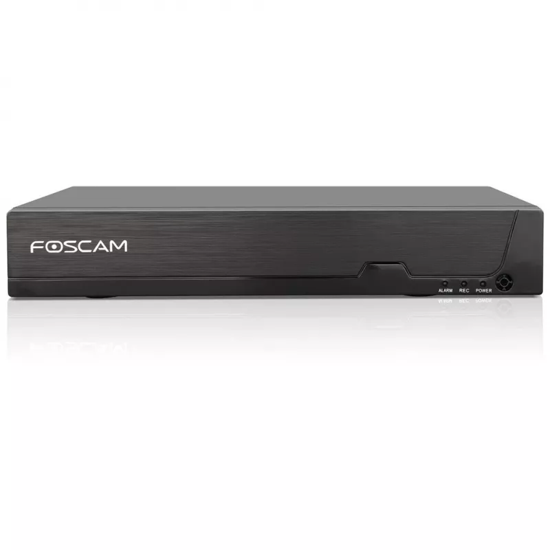 Foscam FN9108HE Sieciowy rejestrator wideo Czarny 8-kanałowy, 5MP, PoE, HDMI+VGA