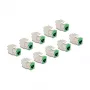 Moduł keystone DeLOCK 88116 płaski zielony RJ-45 10 szt.