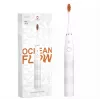 Sonic toothbrush OCLEAN FLOW Adult — bateria-powered, whitening mode, integrated timer, adjustable speed, 255 mm height, biały, 0.13 kg, 1 handle + 1 brush head