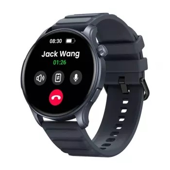Smartwatch Zeblaze Btalk 3 Pro — 1.43 cala (3.63 cm) AMOLED, 466×466 px, ekran dotykowy, 260 mAh, szary