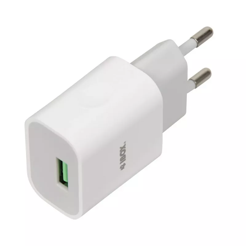 Ładowarka sieciowa iBOX C-41 USB 2A, 1 port USB, kabel microUSB, biała