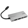 Adapter USB 3.1-C SILVERSTONE SST-EP09C — łączność USB-C na USB-A, srebrne wykończenie