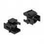 Zaślepka Keystone DeLOCK 86738 czarna otwór 12,5 mm 4 szt.