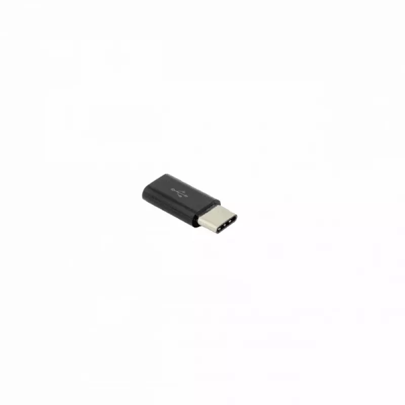 Sbox Micro USB 2.0 F. -> TYPE C M. Czarny AD.USB-C B