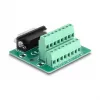 DeLOCK D-Sub 15 pin męski do listwy zaciskowej na szynę DIN 58 mm x 61 mm x 30 mm