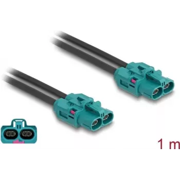 DeLOCK Kabel HDMTD Z podwójne gniazdo do HDMTD Z podwójne gniazdo 1 m