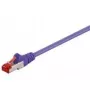 Kabel sieciowy Goobay 93342 0,25 m Cat6 fioletowy