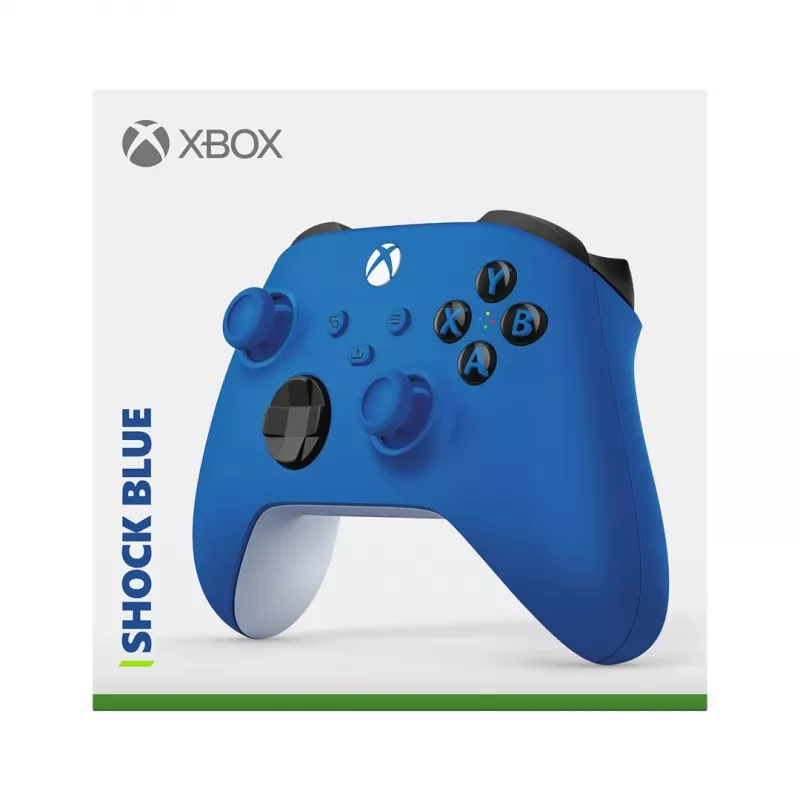 Microsoft Xbox Wireless Controller niebieski, biały Bluetooth/USB Gamepad analogowy / cyfrowy Android, PC, Xbox One, Xbox One S, Xbox One X, Xbox Series S, Xbox Series X, iOS
