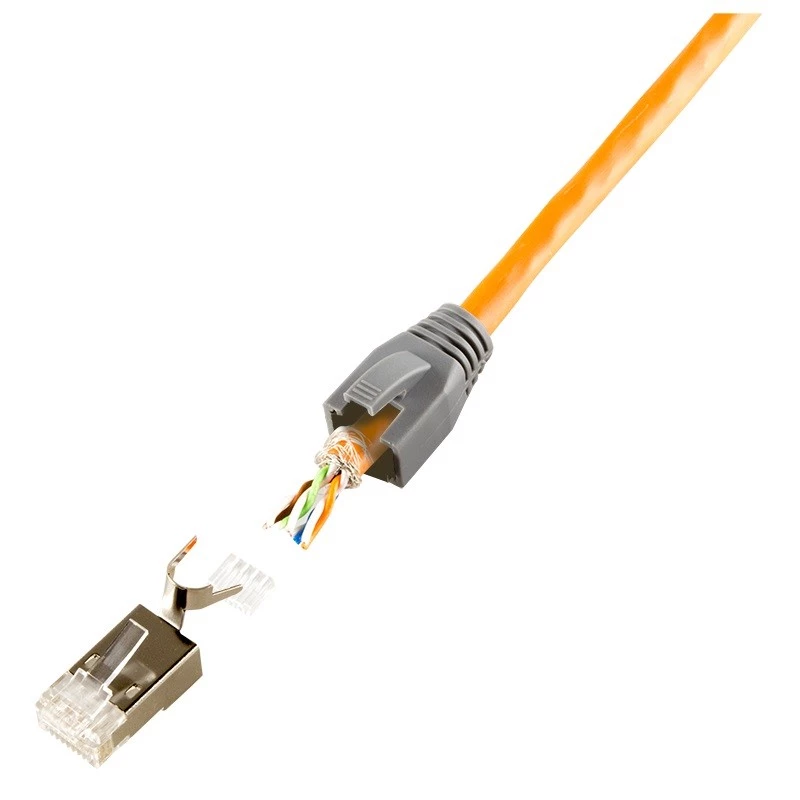 Wtyk modularny CAT.6,6A,7 ekranowany 10 szt.