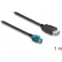 Kabel DeLOCK HSD Z żeński do USB 2.0 Typ-A żeński 1 m
