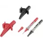 VOLTCRAFT Zestaw zacisków krokodylkowych Gniazdo 4 mm CAT III 1000 V, CAT IV 600 V 6-częściowy zestaw MSS-103 (VC-8097030)