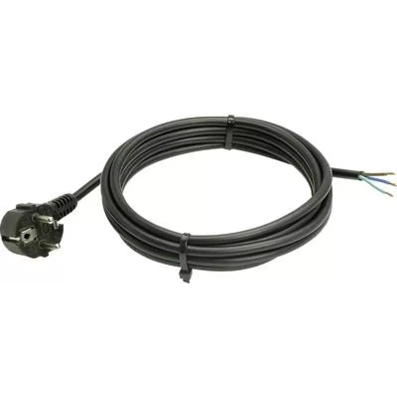 Przewód zasilający AS Schwabe 70832, kabel sieciowy, czarny, 3,00 m