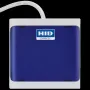 HID OMNIKEY 5022 CL (ciemnoniebieski) - krótki przewód 13 cm - wtyczka USB A - czytnik wyłącznie zbliżeniowy (13,56 MHz) - zgodny z CCID - opcjonalny uchwyt na kartę i akcesoria montażowe - MOQ 10