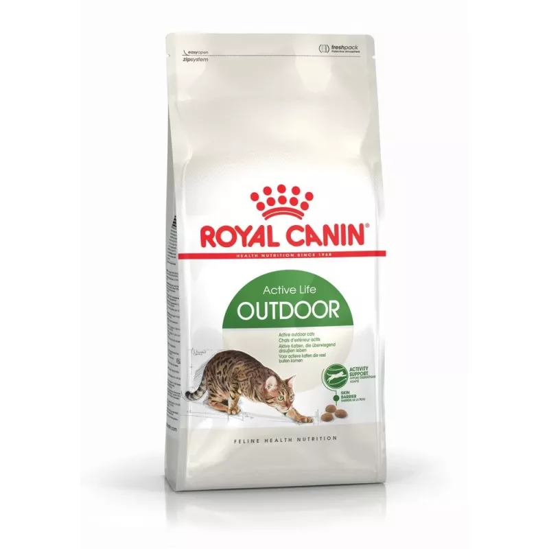 Sucha karma dla kota Royal Canin Active Life Outdoor 4 kg — Dorosły, Drób, 30% Białka, 20% Tłuszczu