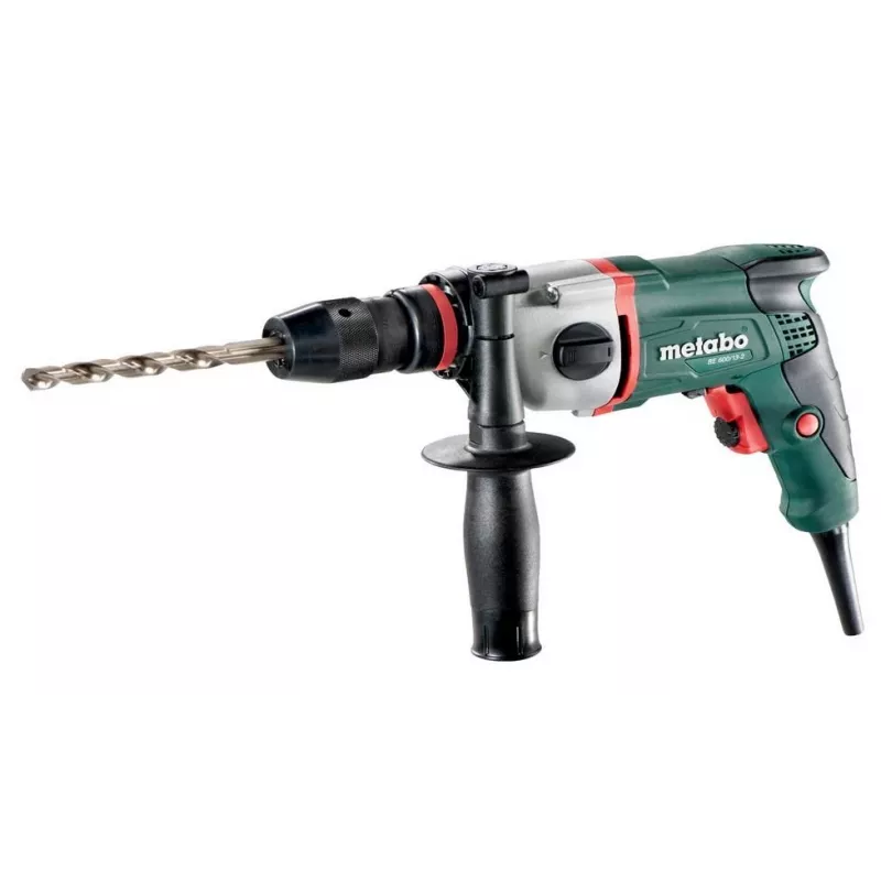 Wiertarka sieciowa Metabo BE 600/13-2 600 W, 2-biegowa, 2500 obr./min, uchwyt bezkluczowy 1–13 mm