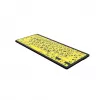 Logickeyboard LKB-LPBY-BTON-DE Klawiatura Bluetooth QWERTZ Niemiecki Czarny - Żółty (LKB-LPBY-BTON-DE)
