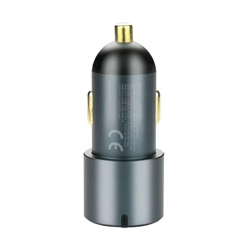 Ładowarka samochodowa everActive CC-40Q QC3.0 60W, zasilacz USB do samochodu do ładowania urządzeń mobilnych