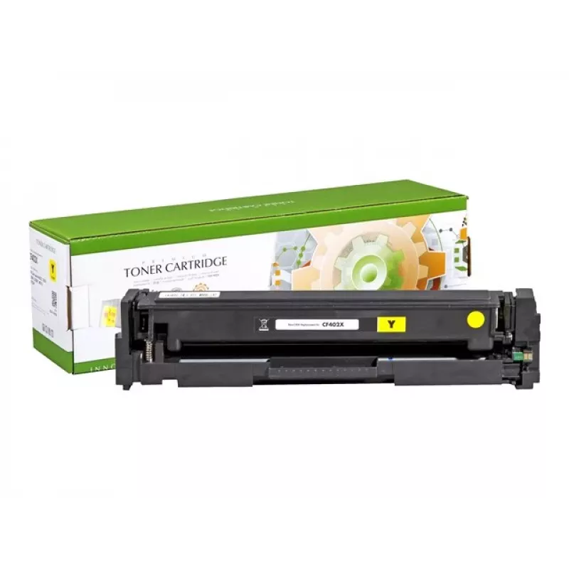 STATIC kaseta z tonerem Kompatybilny with HP CF402X żółty High Capacity kompatybilny 2.300 stron