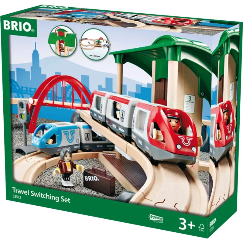BRIO Railway 33512 Train Exchange track set