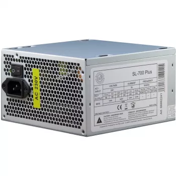 Inter-Tech SL-700 Plus - Zasilacz (wewnętrzny) - ATX12V 2.4 - AC 230 V - 700 W - aktywny PFC (88882141)