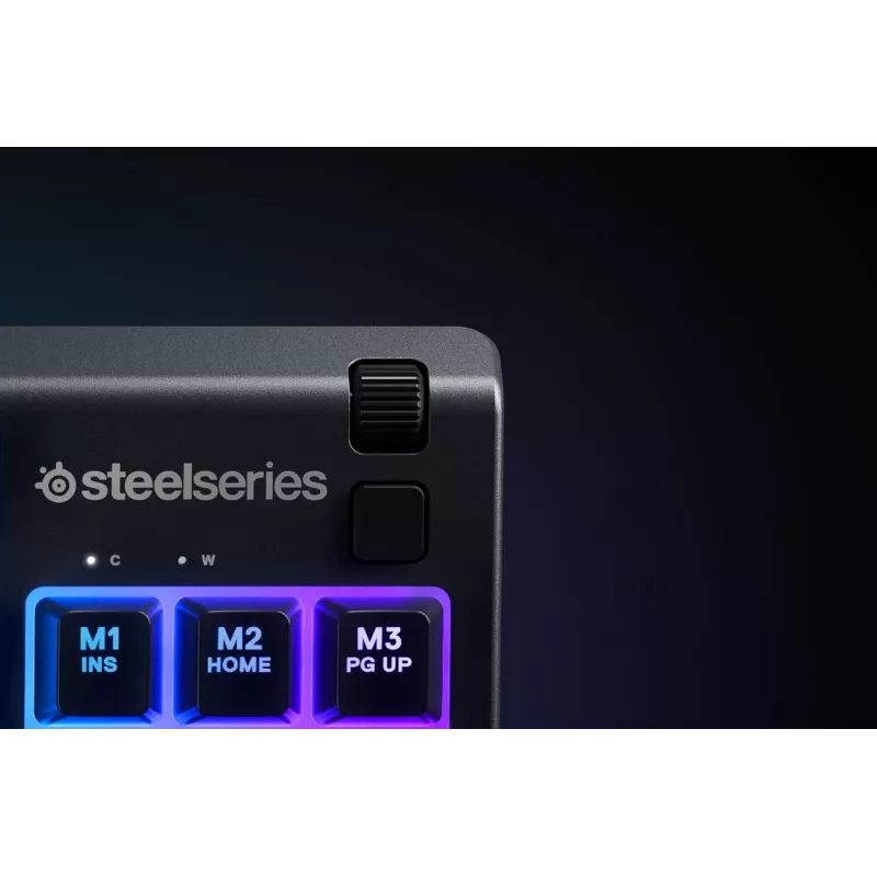 Klawiatura Steelseries APEX 3 TKL USB QWERTY US English czarna