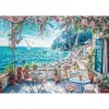 Puzzle Schmidt Spiele Taras nad morzem, 1000 elementów, malownicza ilustracja nadmorska