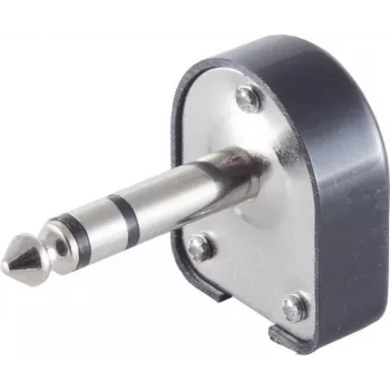Wtyk stereo ShiverPeaks 50100W 6,3 mm kątowy - złącze TRS 6,3 mm